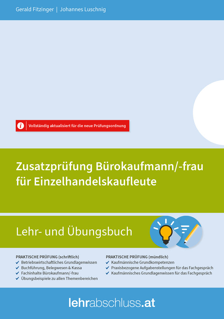 Zusatzprüfung Bürokaufmann/-frau für Einzelhändler