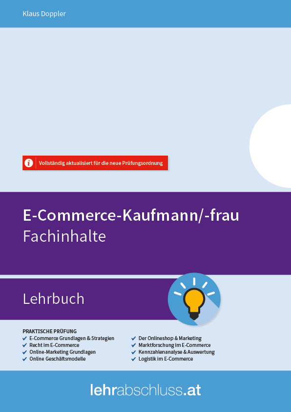 E-Book - E-Commerce Kaufmann /-frau - Fachinhalte Lehrbuch